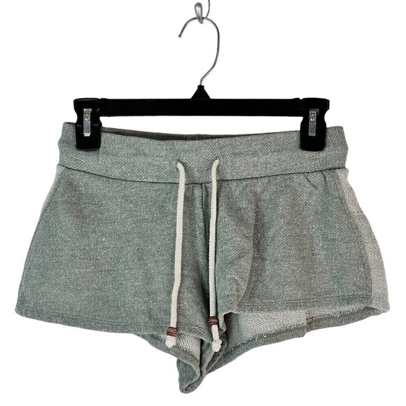 Threads 4 Thought Womens Terry Cloth Short Shorts Drawstring Gray Sz Small - Picture 7 of 7